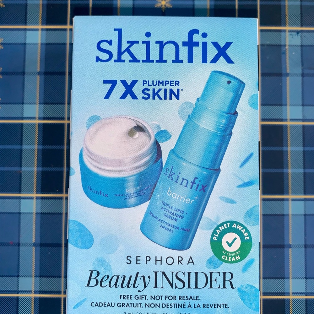 Skinfix Barrier+ Triple Lipid Activating Serum 10ml + Peptide Cream 7ml Sample